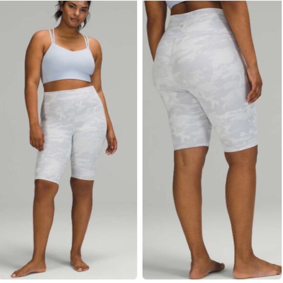 Lululemon Wunder Under Short 10" Incognito Camo Jacquard Alpine - Picture 1 of 7